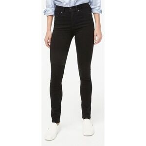 J.Crew 10" High-Rise Skinny Jeans Womens 29 Charcoal Black Stretch Denim Pants